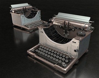 工业LOFT怀旧打字机
