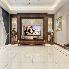 欧式 客厅 别墅