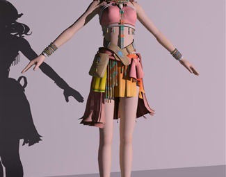 现代 游戏角色 美少女香草