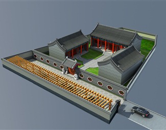 中式中式古建筑