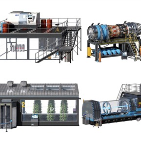 现代 工业LOFT 设备 大棚温室 发动机 对撞机 实验室器械