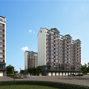 新中式 住宅区 住宅楼