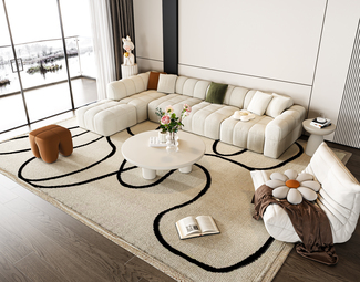 现代客厅沙发