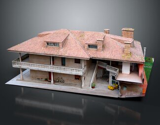 现代独栋别墅建筑