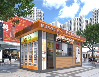 现代 便利店 无人超市