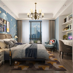 美式 儿童房 男孩房