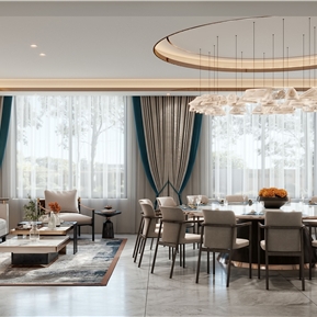 新中式 包间 酒店餐厅包间