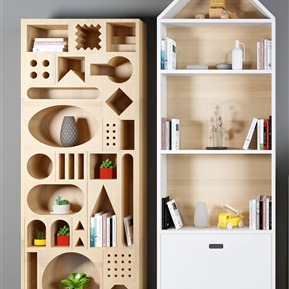 北欧 书柜 儿童书柜
