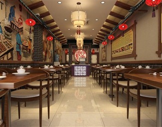 新中式新中式饭店餐厅