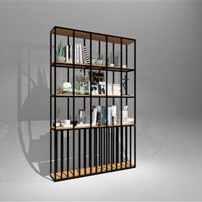 工业LOFT 书架 铁架子