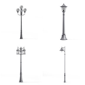 现代 路灯