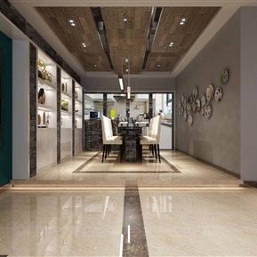 现代 餐厅 客餐厅