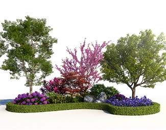 现代 植物 景观植物园艺小品