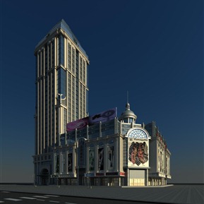 欧式 商业楼 商场公寓