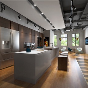 现代 茶水间 开放式茶水间