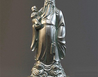 中式古代雕塑