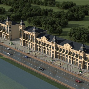 欧式 办公楼 商业办公楼会所