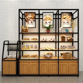 工业LOFT 货柜 面包柜带餐盘柜