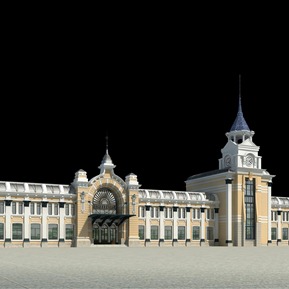 欧式 办公楼 办公