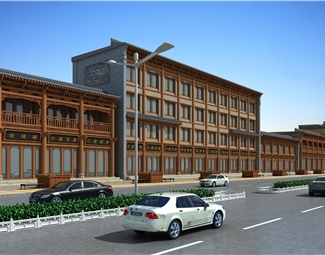 中式沿街商铺