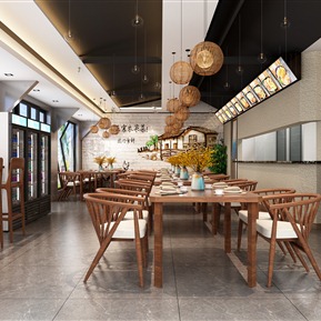 新中式 餐厅  中餐厅