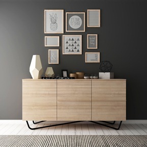 现代 玄关柜 装饰柜装饰品组合