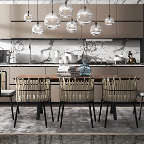 现代 餐桌椅组合