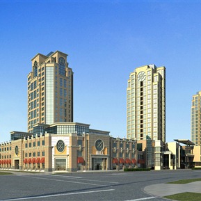 欧式 商业楼 商业办公酒店沿街