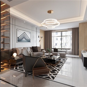 轻奢 客厅