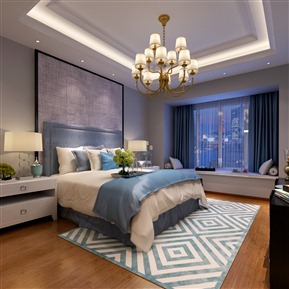 现代 卧室 卧室床组合