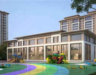 现代 幼儿园建筑 新亚洲幼儿园建筑