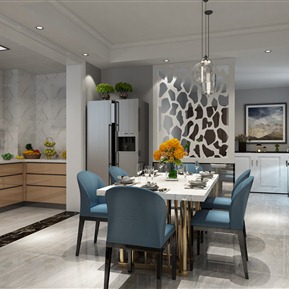 现代 餐厅 客餐厅
