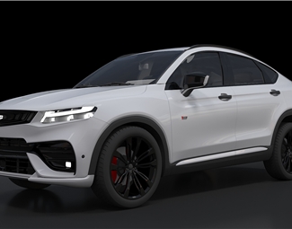 现代汽车3d模型
