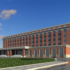 现代 办公楼 办公楼宿舍会议中心