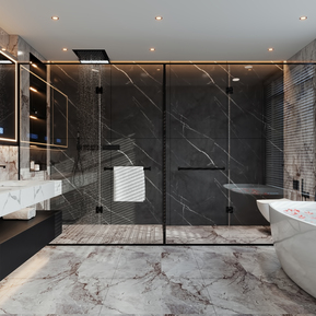 现代 卫生间 卫生间浴室