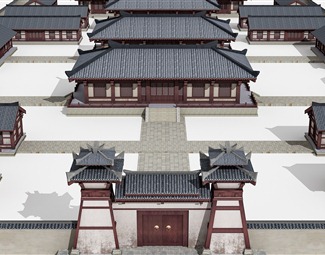 中式汉唐风建筑