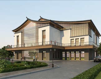 新中式新中式会所建筑