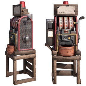 工业LOFT  游戏机 老式老虎机