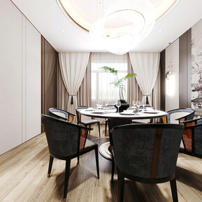 新中式 包间 晚成酒店餐厅包间