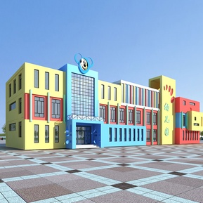 现代 幼儿园建筑 幼儿园