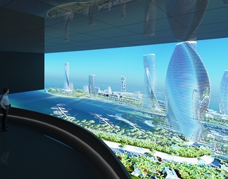 现代 显示屏 数字影厅