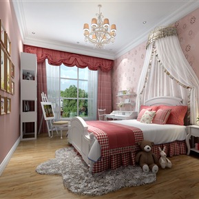 简欧 儿童房 女孩房