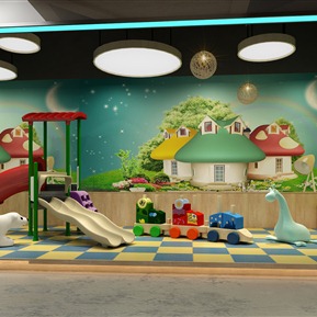 现代 娱乐区 儿童区