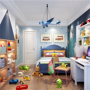 简欧 儿童房