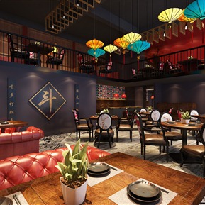 餐厅 餐饮 大厅
