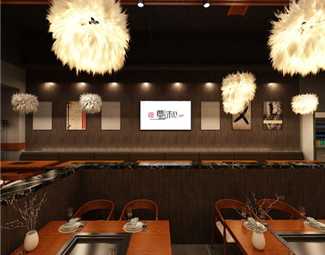 现代 烧烤店
