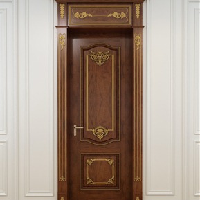 欧式 平开门 雕花门