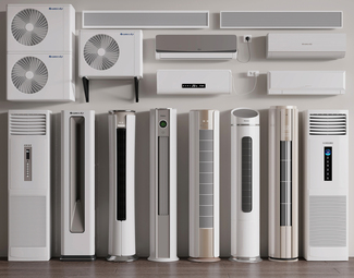 现代 空调 空调外机 空调口