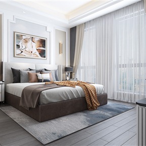 轻奢 卧室 起居室