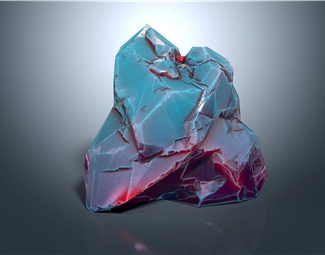 现代游戏矿石3d模型下载